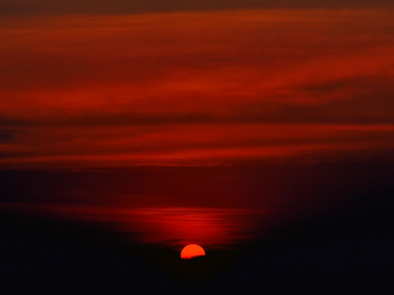 AND THE SUN GOES