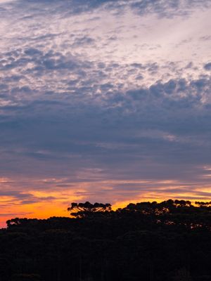 PÔR DO SOL NO PARQUE NACIONAL DE APARADOS DA SERRA