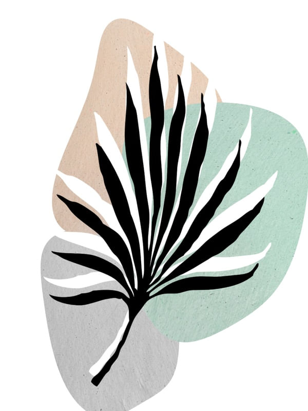PASTEL LEAVES III