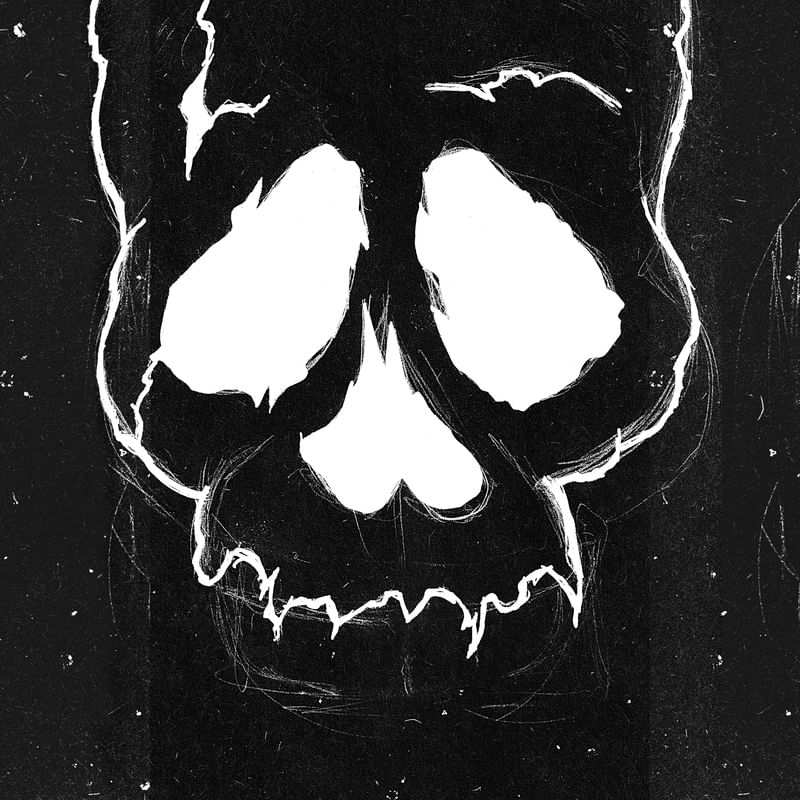 CHALK SKULL