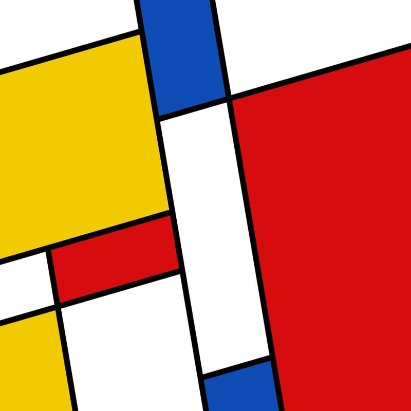 ESTILO PIET MONDRIAN - 04A