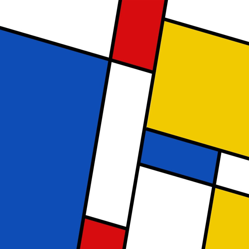 ESTILO PIET MONDRIAN - 04B