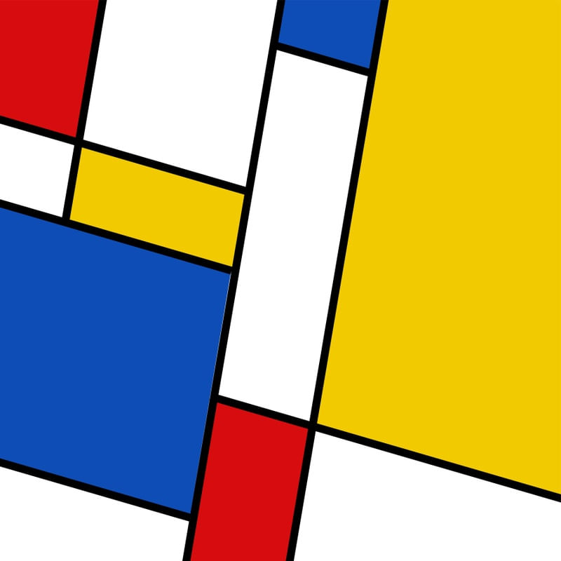 ESTILO PIET MONDRIAN - 04C