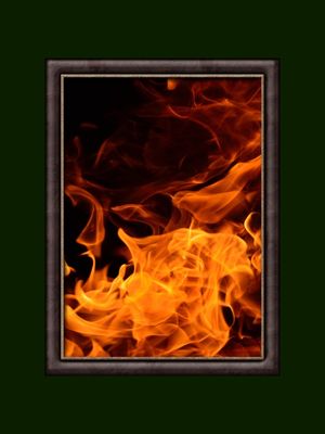 BONFIRE BURNING - GREEN