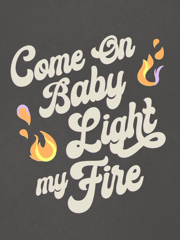 LIGHT MY FIRE - CINZA