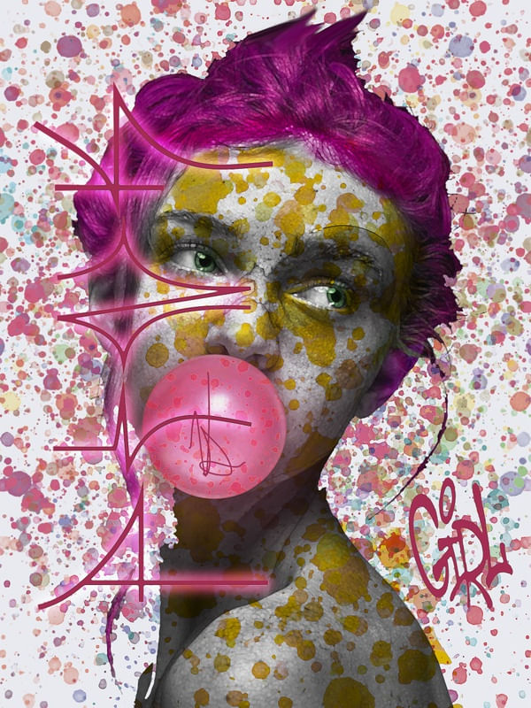 GIRL BUBBLE GUM