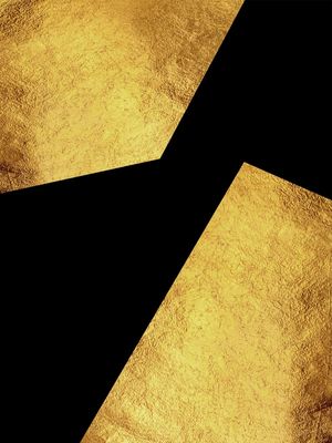 ABSTRATO GEOMÉTRICO GOLD - 02A