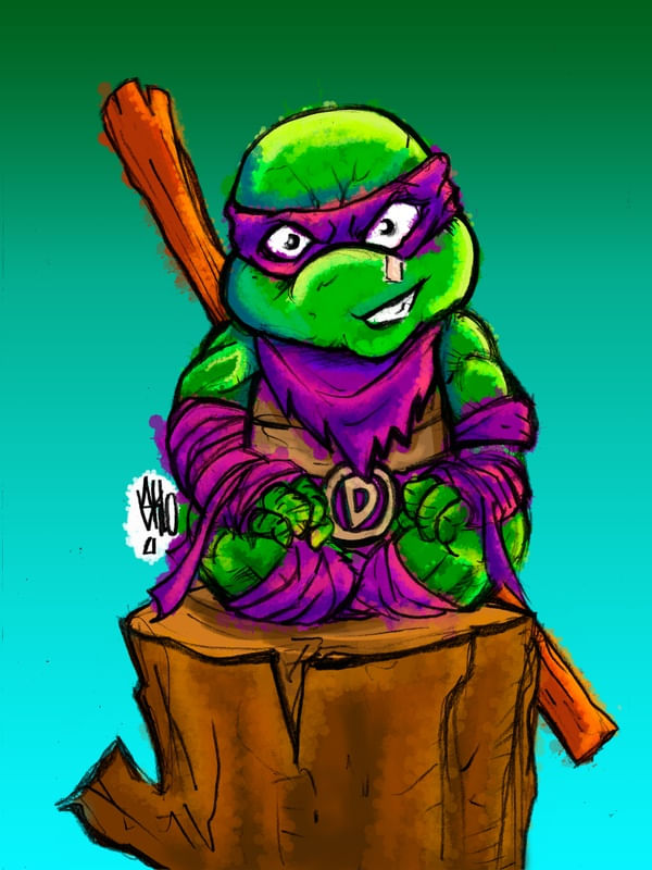 DONATELLO - TARTARUGAS NINJAS POR SKLO