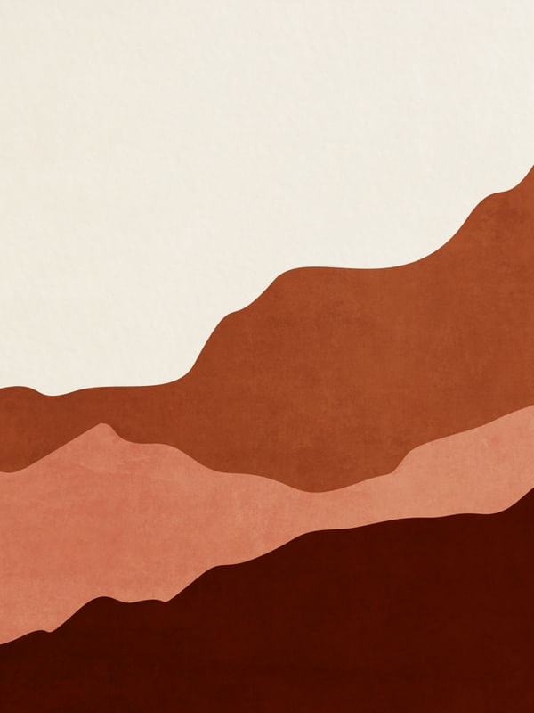 MINIMAL ART - TERRACOTTA MOUNTAINS