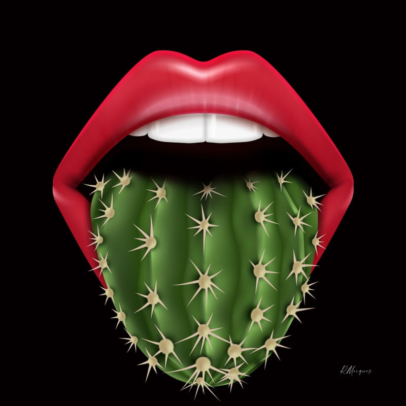 CACTO MOUTH - BLACK QUADRADO