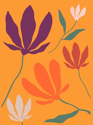 MINIMAL ABSTRACT FLOWERS 6