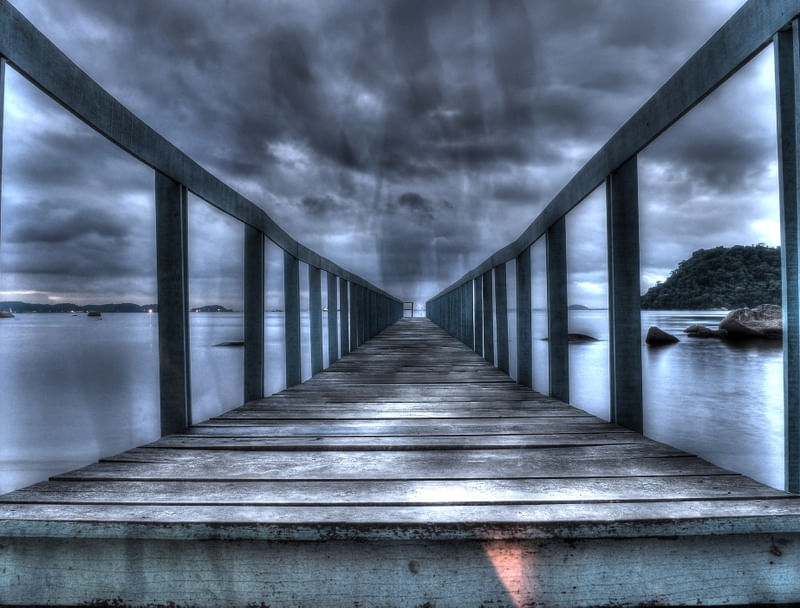 PÍER AZUL HDR