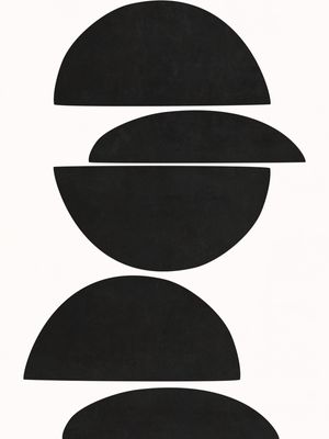 MINIMAL GEOMETIC ART - BLACK AND WHITE 04