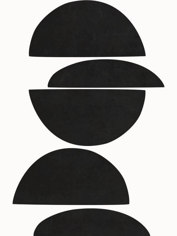 MINIMAL GEOMETIC ART - BLACK AND WHITE 04