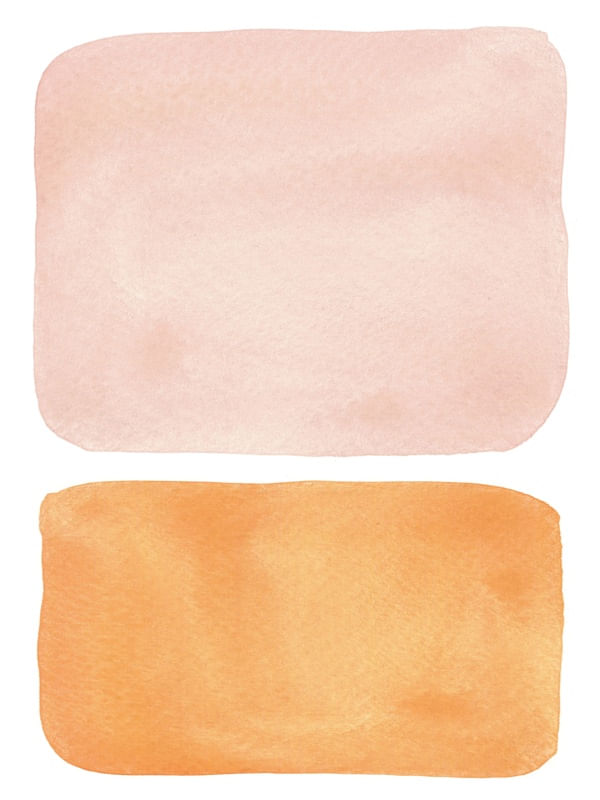 ORANGE AND PINK SHAPES