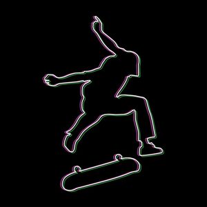 SKATE GLITCH PRETO _ LP
