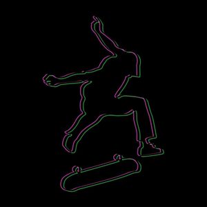 SKATE GLITCH PRETO 2 _ LP