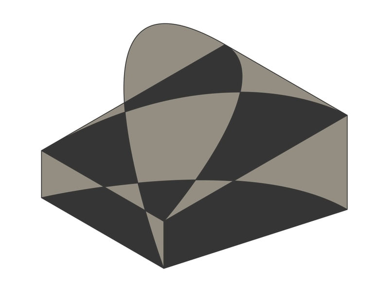 ABSTRACT SHAPES MONOCROMATIC 01