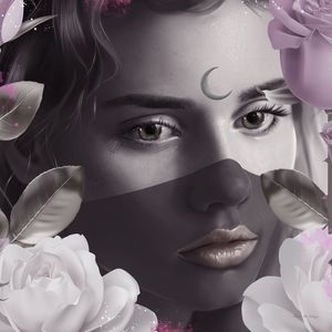 ROSES FOR THE MOON GIRL I