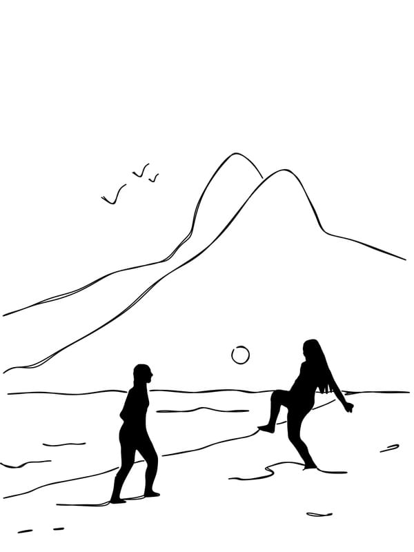 MINIMAL IPANEMA BEACH BW