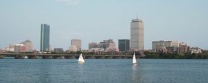 OVER THE HARVARD BRIDGE - BOSTON