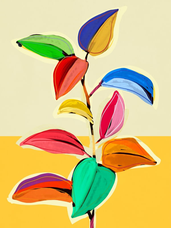 MODERN ABSTRACT ART PLANT 23