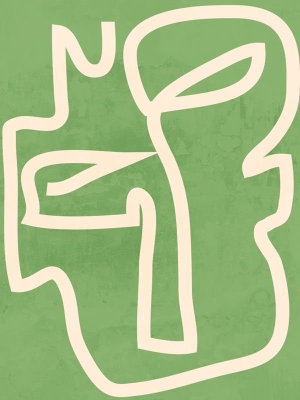 ABSTRACT LINE ART FACE 3