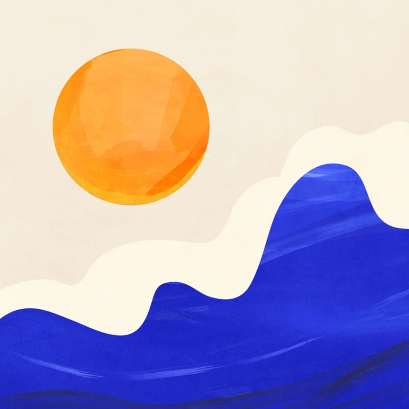 MINIMAL ABSTRACT ART LANDSCAPE 29