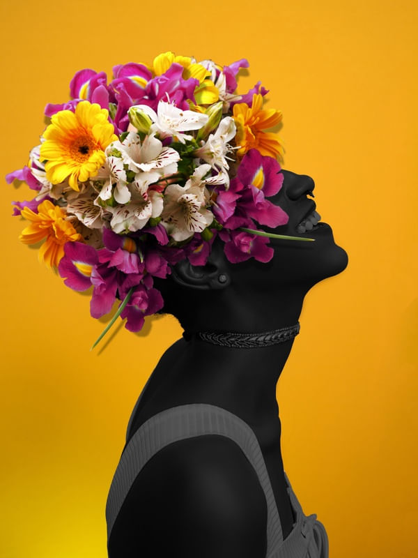 SURREALISTA FLORAL AFRO - 01A