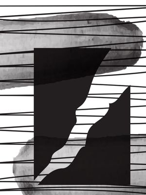 ABSTRATO PRETO LINHAS