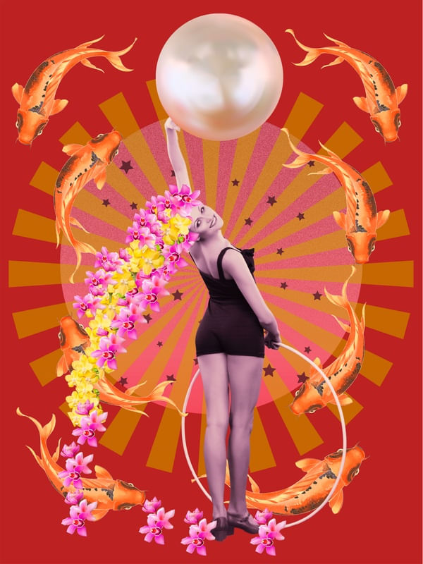 KOI AND A GIRL