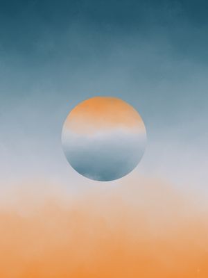 LARANJA E AZUL, RETÂNGULO E CÍRCULO