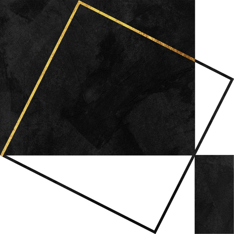 ABSTRATO GEOMÉTRICO GOLD - 12B