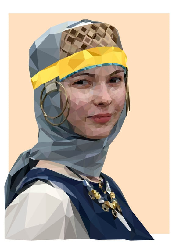 MULHER MEDIEVAL DO FOLCLORE RUSSO